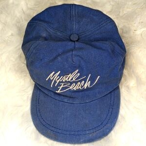 Vintage 1990 Myrtle Beach Denim Hat